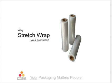 Why stretch wrap your products and stuff? This presentation from Pyramid Packaging will explain how and why it matters. Reach out to our customer service team today!